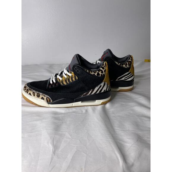 Nike Air Jordan 3 Shoes Mens Size 9 Animal Instinct Limited CK4344-002 - Picture 3 of 6
